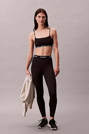 Kadın Yüksek Bel Bilek Boy (7/8) Tayt - Siyah | XL