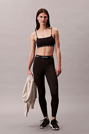 Kadın Yüksek Bel Bilek Boy (7/8) Tayt - Siyah | XL