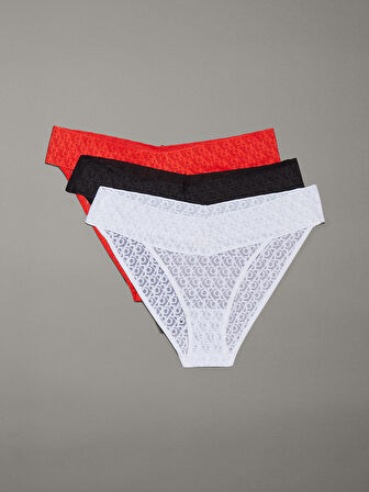 CALVIN KLEIN LOW RISE BIKINI 3PK Külot