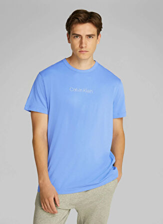 Calvin Klein Mavi Erkek T-Shirt 000NM2748EPWB