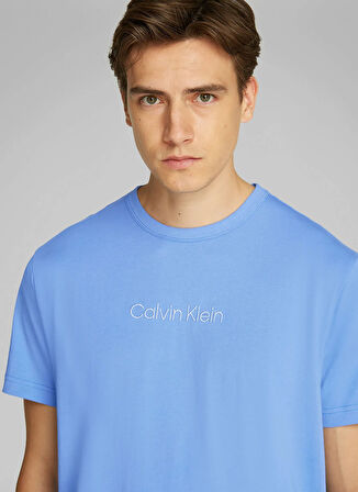 Calvin Klein Mavi Erkek T-Shirt 000NM2748EPWB