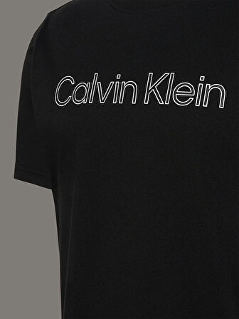 Calvin Klein Erkek Siyah Baakılı T-Shirt