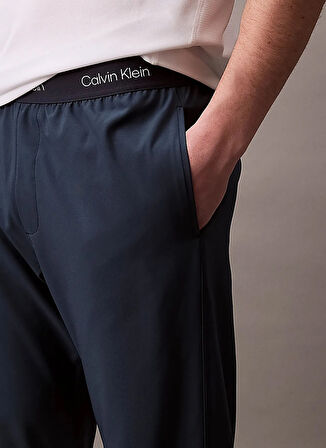 Calvin Klein LVGMS5P643PPK-WO - Lacivert Lastikli Bel Normal Düz Erkek Eşofman Altı