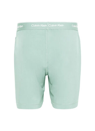Calvin Klein LVGMS5S835PWB-WO - Su Yeşili Normal Bel Normal Düz Erkek Şort