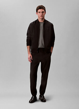 Calvin Klein Normal Bel Normal Paça Normal Siyah Erkek Pantolon LV04LB614GUB1_SLIM TECH STRETCH PUL
