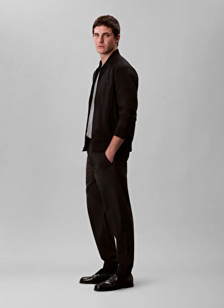 Calvin Klein Normal Bel Normal Paça Normal Siyah Erkek Pantolon LV04LB614GUB1_SLIM TECH STRETCH PUL