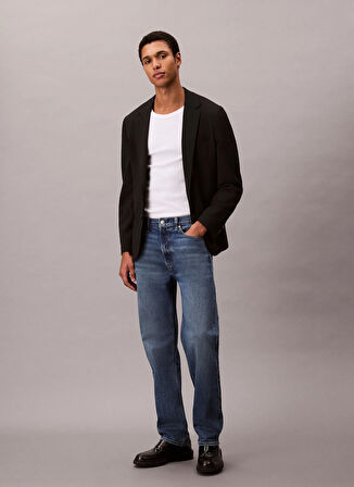 Calvin Klein Jeans Normal Bel Straight Mavi Erkek Denim Pantolon LV04RB770G587 STNDRD STRGHT TINTED