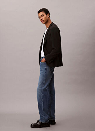 Calvin Klein Jeans Normal Bel Straight Mavi Erkek Denim Pantolon LV04RB770G587 STNDRD STRGHT TINTED