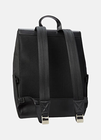 Calvin Klein Siyah Erkek Sırt Çantası CONTRAST FLAP BACKPACK