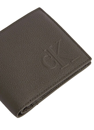 Calvin Klein Gri Erkek Cüzdan SCULPTED IMPRESSION BILLFOD CC