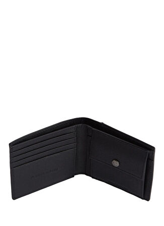 Calvin Klein Siyah Erkek Cüzdan MATTE BILLFOLD W/COIN