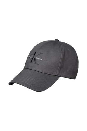 MONOLOGO EMBROIDERY, PA7, OS Gri Erkek Şapka