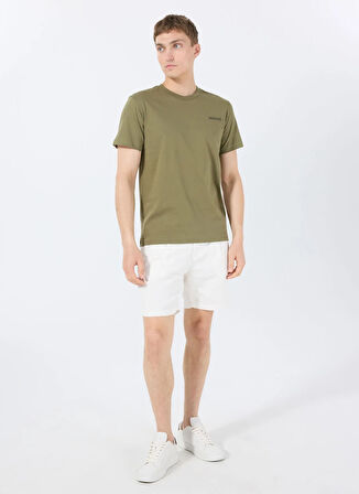 Calvin Klein Yeşil Erkek T-Shirt KM0KM01146LB6