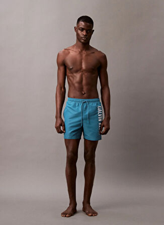Calvin Klein Mavi Erkek Şort Mayo KM0KM01092CJ6