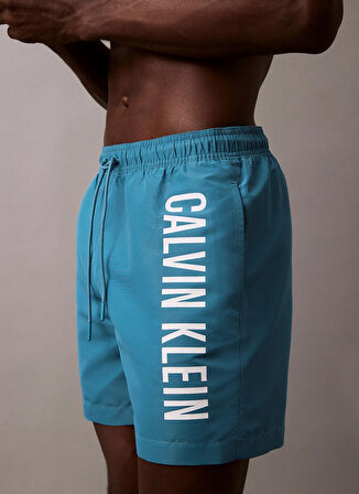 Calvin Klein Mavi Erkek Şort Mayo KM0KM01092CJ6