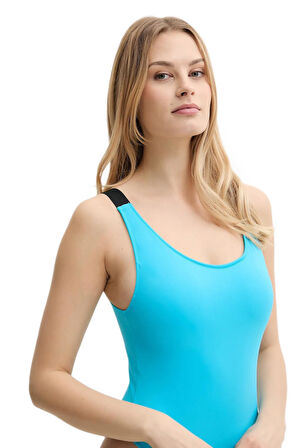 Calvin Klein Kadın Mavi Mayo KW0KW02859 