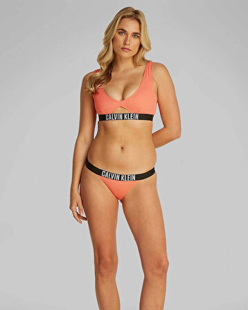 Calvin Klein Swim Tops Logolu Bralet