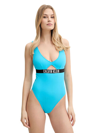 Calvin Klein Kadın Mavi Mayo KW0KW02746 