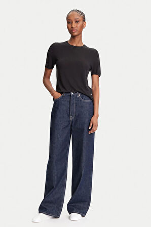 Kadın İnce Dokulu Viskoz Triko - Siyah | L