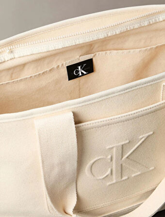 Calvin Klein POCKET CANVAS ZIP WEEKENDER Çanta