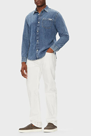 Calvin Klein Erkek Gömlek LV040EM774 WHZ