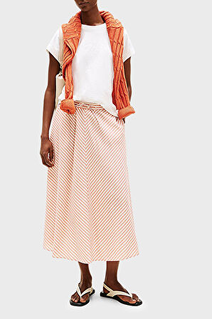 Tommy Hilfiger Kadın T Shirt WW0WW47157 YBL