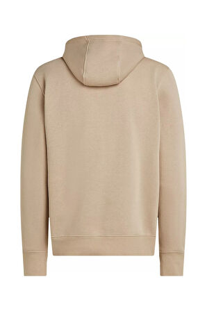Erkek Th Chest Logo Drawstring Sweatshirt - Bej | XL