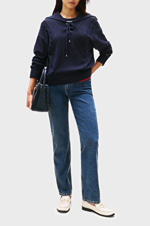Tommy Hilfiger Bayan Kot Pantolon WW0WW45672 1BK