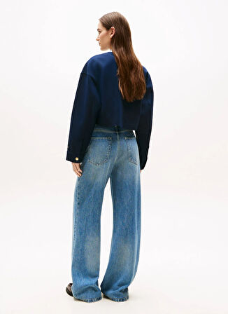 Tommy Hilfiger Mavi Kadın Blazer WW0WW46519C1G