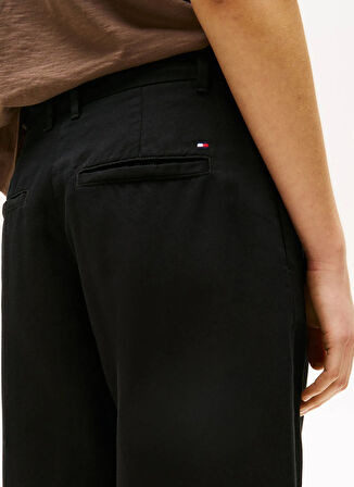 Tommy Hilfiger Yüksek Bel Geniş Fit Siyah Kadın Pantolon WW0WW45780BDS