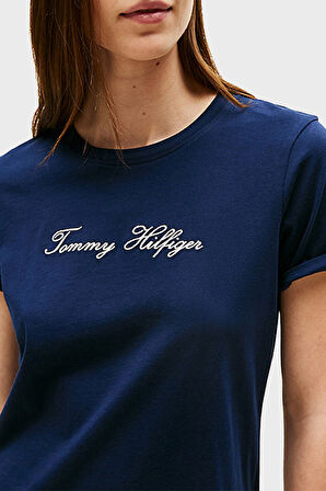 Tommy Hilfiger Kadın T Shirt WW0WW47210 C1G