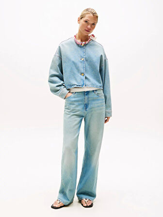 Tommy Hilfiger Lex Kısa Denim Kadın Ceket WW0WW467401A4