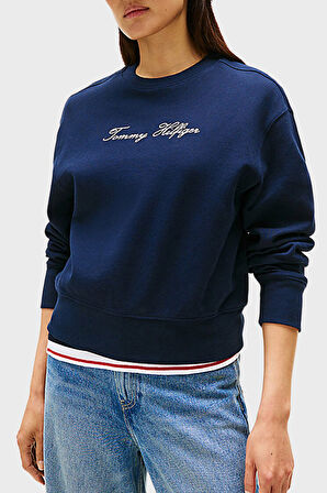 Tommy Hilfiger Kadın Sweat WW0WW47159 C1G