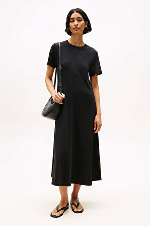 Kadın Modern Cody Ankle Elbise - Siyah | M