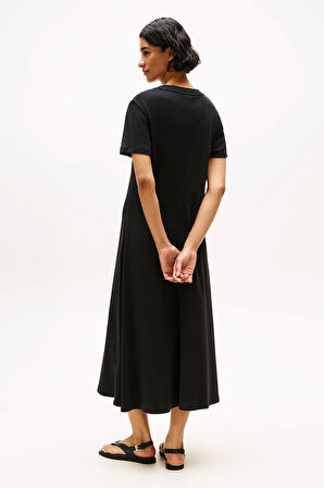 Kadın Modern Cody Ankle Elbise - Siyah | M