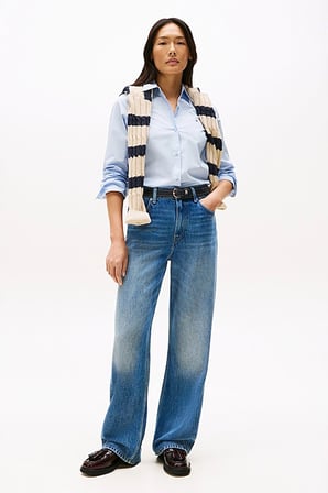 Kadın Regular Fit Poplin Gömlek - Açık Mavi | 40