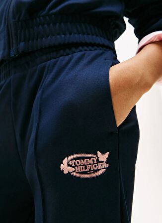Tommy Hilfiger Bol Paça Lacivert Kız Çocuk Eşofman Altı KG0KG08716C1G
