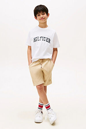 Erkek Çocuk Reglan Kollu Grafik Baskılı T-Shirt - Beyaz | 10 Yaş