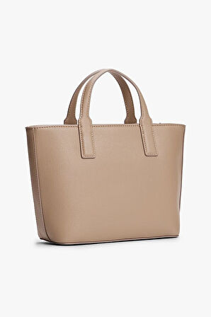 Kadın TH Logotape Mini Tote El Çanta - Açık Kahverengi | undefined
