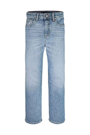 Erkek Çocuk Skater Kesim Jean Pantolon - Açık Mavi | 16 Yaş