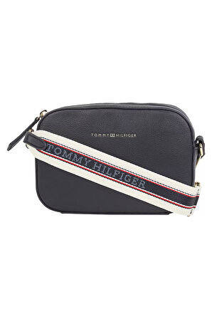 Kadın TH Logotape Camera Bag Omuz Çantası - Lacivert | undefined