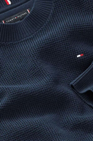 Erkek Çocuk Bisiklet Yaka Grafik Baskılı Sweatshirt - Lacivert | 8 Yaş