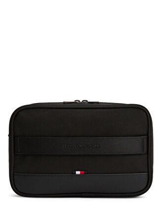 Tommy Hilfiger Siyah Tıraş Çantası Th Nylon Travel Washbag
