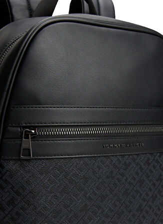 Tommy Hilfiger Siyah Erkek Sırt Çantası TH MONOGRAM BACKPACK