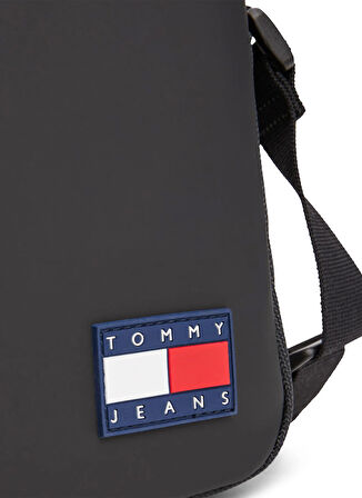 Tommy Hilfiger Siyah Erkek Postacı Çantası TJM ELEVATED PU REPORTER