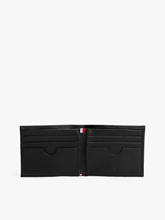 Tommy Hilfiger TH FLAG MINI CC WALLET Erkek Siyah Cüzdan AM0AM13518BDS