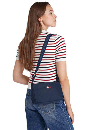 Kadın TJW Daily Shoulder Bag Omuz Çanta - Lacivert | undefined