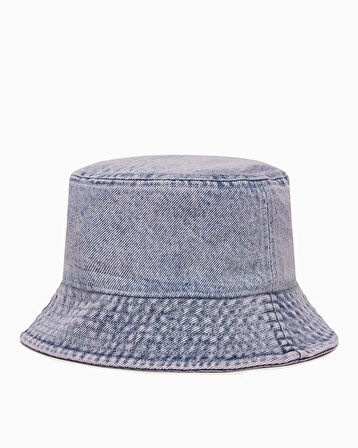 Tommy Hilfiger Eskitilmiş Kot Kadın Balıkçı Şapkası | STD