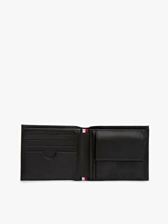 Tommy Hilfiger TH FLAG CC AND COIN Erkek Siyah Cüzdan AM0AM13519BDS