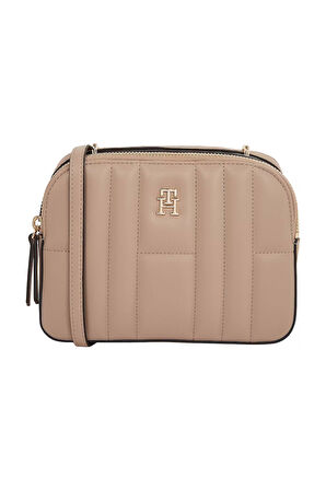 Kadın TH Feminine Conv Camera Bag Omuz Çantası - Bej  | undefined